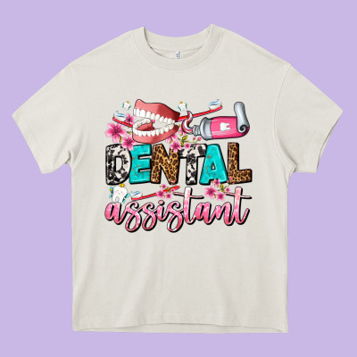 Dental Assistant Heavy Core Tee Designed By Adodesignshop