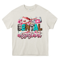 Cream dental assistant Heavy Core Tee - AdoDesignShop
