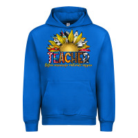 Cobalt Teacher Urban Hoodie - CowhideDigitalArt