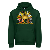 Forest Green Teacher Urban Hoodie - CowhideDigitalArt