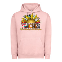 Pigment Salmon Teacher Urban Hoodie - CowhideDigitalArt