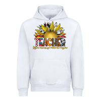 White Teacher Urban Hoodie - CowhideDigitalArt