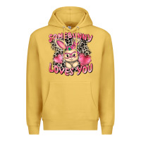 Antique Gold Somebunny loves you Easter Day Premium Hoodie - CowGirlArtShop