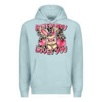 Somebunny Loves You Easter Day Premium Hoodie | Teevron