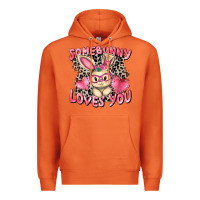 Carrot Somebunny loves you Easter Day Premium Hoodie - CowGirlArtShop