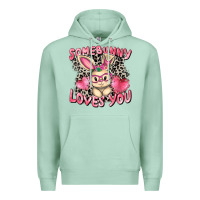 Seafoam Somebunny loves you Easter Day Premium Hoodie - CowGirlArtShop