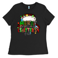 Black merry christmas shitter's full christmas vacation Ladies Tee - Jasminsmagicworld