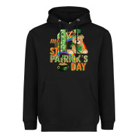 Black My first St. Patrick's Day Heavyweight Hoodie - CowGirlArtShop