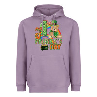 Lavender My first St. Patrick's Day Heavyweight Hoodie - CowGirlArtShop