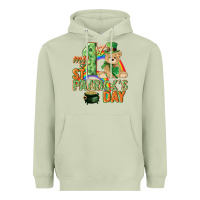 Matcha My first St. Patrick's Day Heavyweight Hoodie - CowGirlArtShop