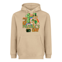 Mushroom My first St. Patrick's Day Heavyweight Hoodie - CowGirlArtShop