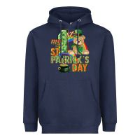 Navy My first St. Patrick's Day Heavyweight Hoodie - CowGirlArtShop