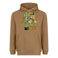 Toasted Coconut My first St. Patrick's Day Heavyweight Hoodie - CowGirlArtShop