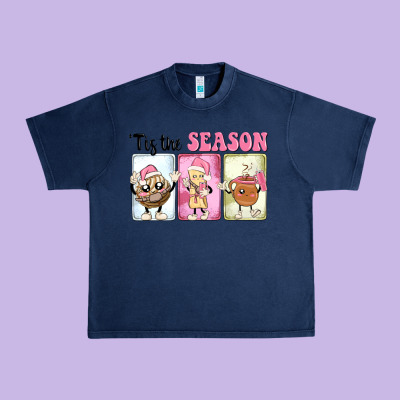 Christmas Tis The Season Urban Heavy Tee Designed By Maliassmallbusiness