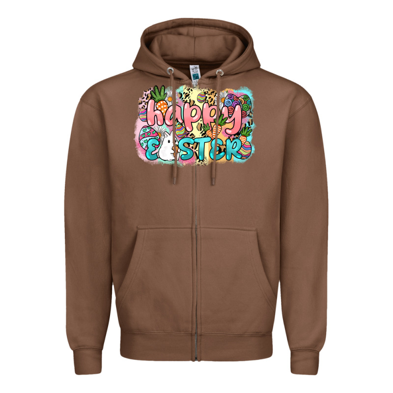 Happy Easter Day Zipper Hoodie by HowdyJamesFarm | Teevron