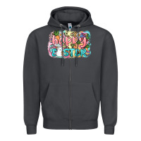 Smoke Happy Easter Day Zipper Hoodie - HowdyJamesFarm