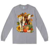 Heather Grey Fall Heifer Long Sleeve Tee - LillyAllenDesigns