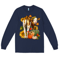 Navy Fall Heifer Long Sleeve Tee - LillyAllenDesigns