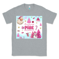 Heather Grey dreaming of a pink christmas Classic Tee - MaliasSmallBusiness