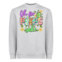 Heather Grey oh for peeps sake Heavyweight Sweatshirt - Artiststas