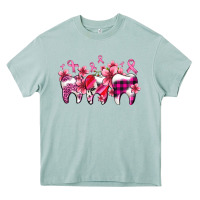 Arona cancer ribbon with teeth Heavy Core Tee - AdoDesignShop