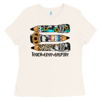 Bone western pencils teach love inspire Ladies Tee - JahusDesignShop