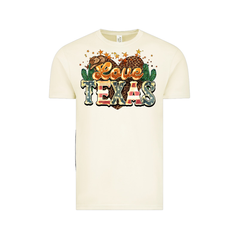 Love Texas Vintage Tee by NancyCooperArtShop | Teevron
