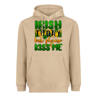 Mushroom Irish today but please kiss me Heavyweight Hoodie - CowGirlArtShop