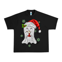 Black merry christmas ghost Urban Heavy Tee - MaliasSmallBusiness