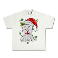 Pistachio merry christmas ghost Urban Heavy Tee - MaliasSmallBusiness