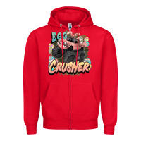 Red Egg crusher Easter truck Easter Day Zipper Hoodie - HowdyJamesFarm