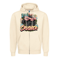 Sandshell Egg crusher Easter truck Easter Day Zipper Hoodie - HowdyJamesFarm