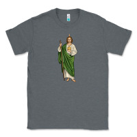 Charcoal Heather san judas1 Classic Tee - JahusDesignShop