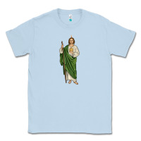 Dusty Blue san judas1 Classic Tee - JahusDesignShop