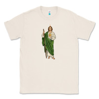 Natural san judas1 Classic Tee - JahusDesignShop
