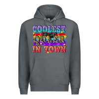 Rock Coolest queer in town Premium Hoodie - CowGirlArtShop