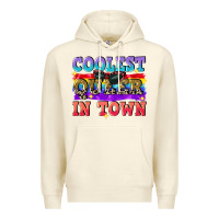 Sandshell Coolest queer in town Premium Hoodie - CowGirlArtShop