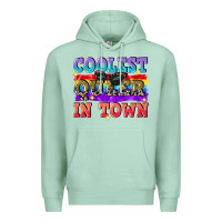 Seafoam Coolest queer in town Premium Hoodie - CowGirlArtShop