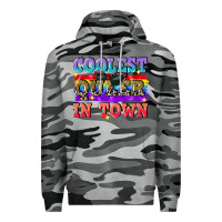 Slate Camo Coolest queer in town Premium Hoodie - CowGirlArtShop