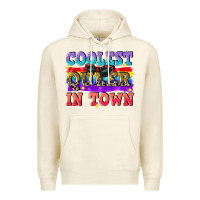 Tofu Coolest queer in town Premium Hoodie - CowGirlArtShop