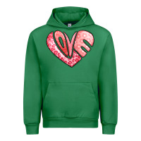 Emerald heart shaped love valentine's day Urban Hoodie - LillyAllenDesigns