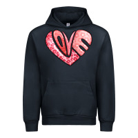 Heart Shaped Love Valentine's Day Urban Hoodie | Teevron