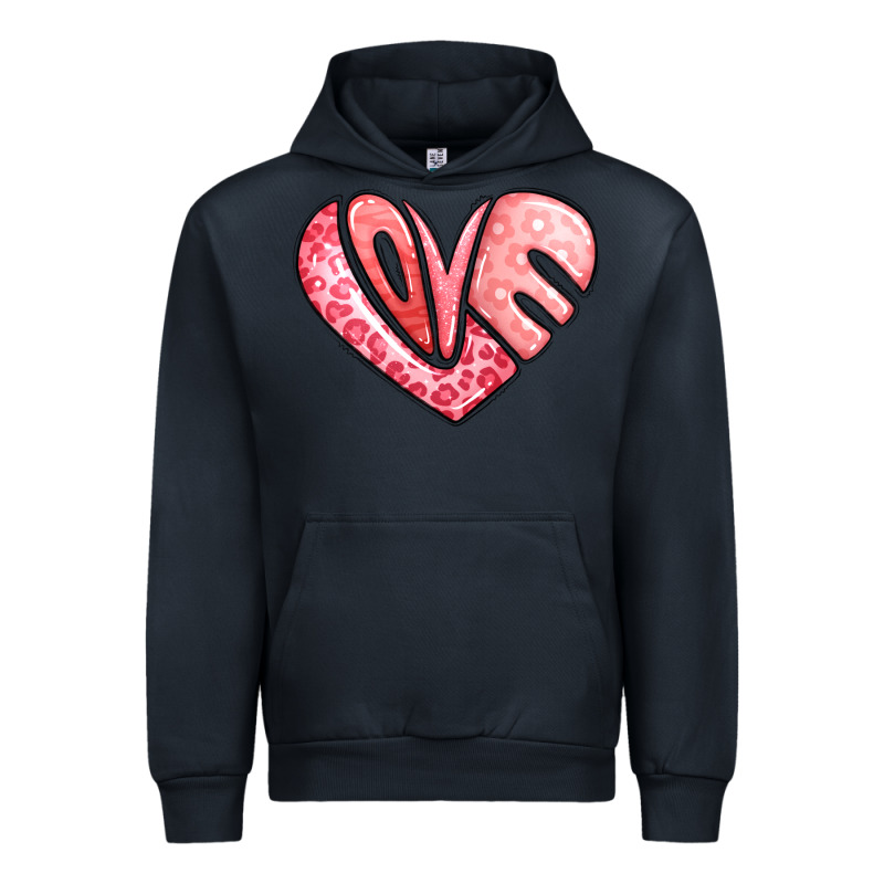 Heart Shaped Love Valentine's Day Urban Hoodie by LillyAllenDesigns | Teevron