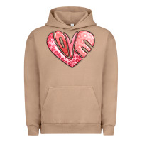 Pigment Burro heart shaped love valentine's day Urban Hoodie - LillyAllenDesigns