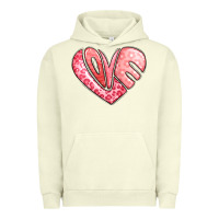 Pigment Pistachio heart shaped love valentine's day Urban Hoodie - LillyAllenDesigns