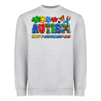 Heather Grey autism accept understand love Heavyweight Sweatshirt - Artiststas