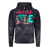 Cloud Black nurse life Vintage Hoodie - NancyCooperArtShop