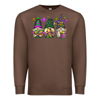 Chestnut mardi gras gnomes Premium Sweatshirt - OliviaCreatesArt