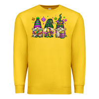Lemon mardi gras gnomes Premium Sweatshirt - OliviaCreatesArt