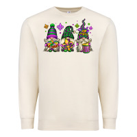 Sandshell mardi gras gnomes Premium Sweatshirt - OliviaCreatesArt